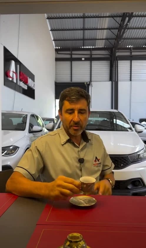 Café no showroom da Autominas