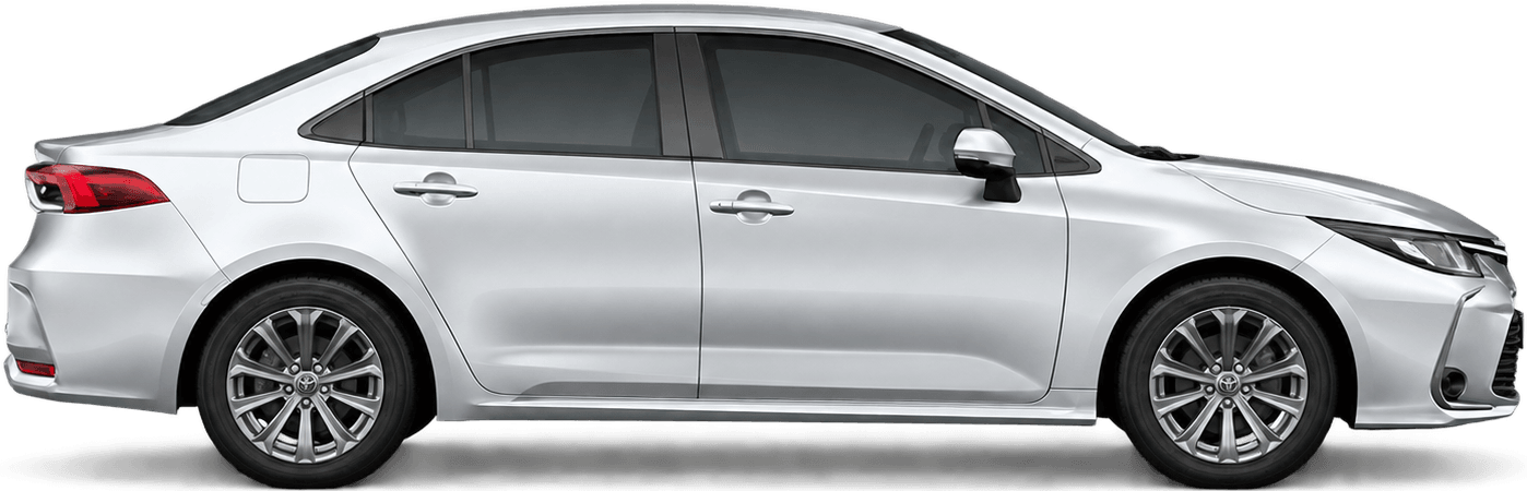 Sedan — vista lateral